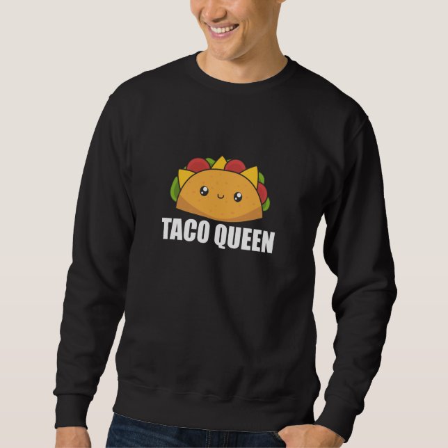 Moletom Taco Queen Cinco De Mayo Tacos Comida Engraçada (Frente)