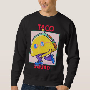 Moletom Taco Squad Dancing Taco Cinco De Mayo Comida mexic
