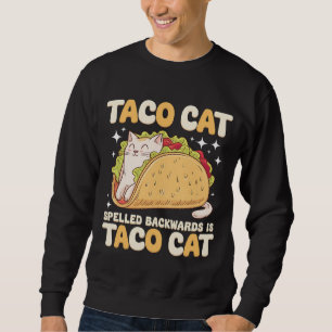 Moletom Tacocat Escrito ao Contrário Taco Cat Mexicano