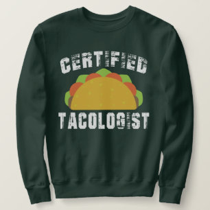 Moletom Tacólogo Certificado Comida Mexicana Divertida Ama