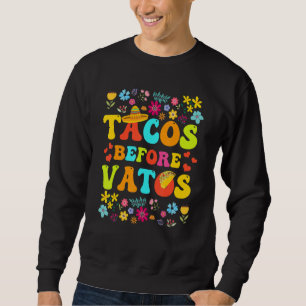 Moletom Tacos Antes de Vatos Dia dos Namorados Engraçado A