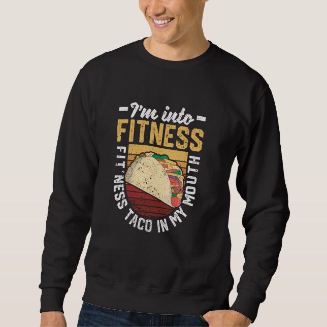 Moletom Tacos de ginástica mexicanos Eu estou na Malhação  (Frente)
