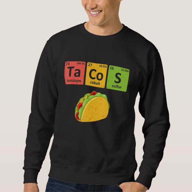 Moletom Tacos Periodic Table Chemistry Elements  Taco (Frente)
