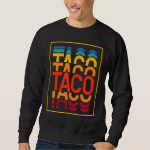 Moletom Tacos Retro Cinco de Maio Terça-feira de Taco Vint