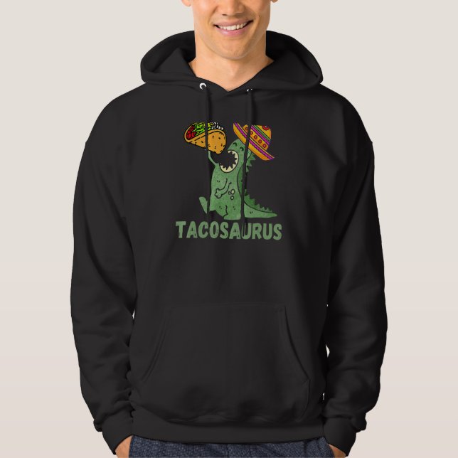 Moletom Tacosaurus Cinco De Mayo Taco Dinossauro Presente (Frente)