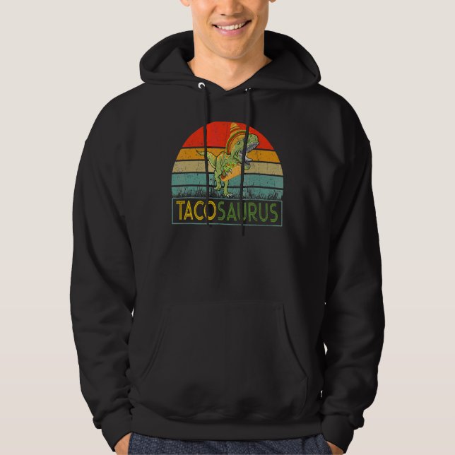 Moletom Tacosaurus Taco Saurus Cinco De Mayo Taco Dinosau (Frente)
