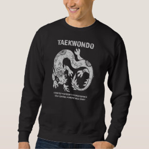 Moletom Taekwondo TKD Tae Kwon Do Dragon Art Artes Marciai