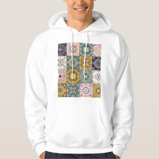 Moletom Talavera Indian: Patchwork, Ethnic Mosaic.