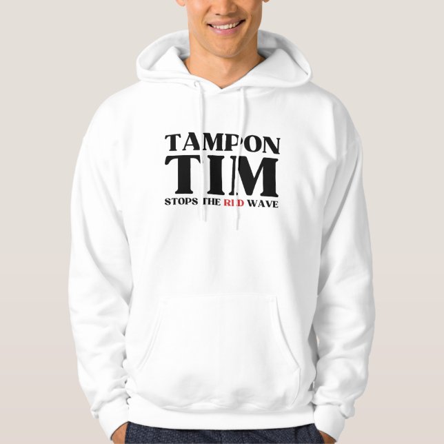 Moletom Tampon Tim Will Pára A Onda Vermelha-Tim Walz 2024 (Frente)
