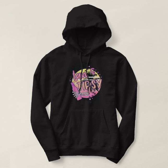 Moletom Tan e Tipsy Summer Beach Vibes Pink Skeleton Han (Frente do Design)
