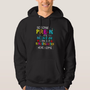 Moletom Tão Longo Jardim de Infância Pré-K Aqui Eu Venho P