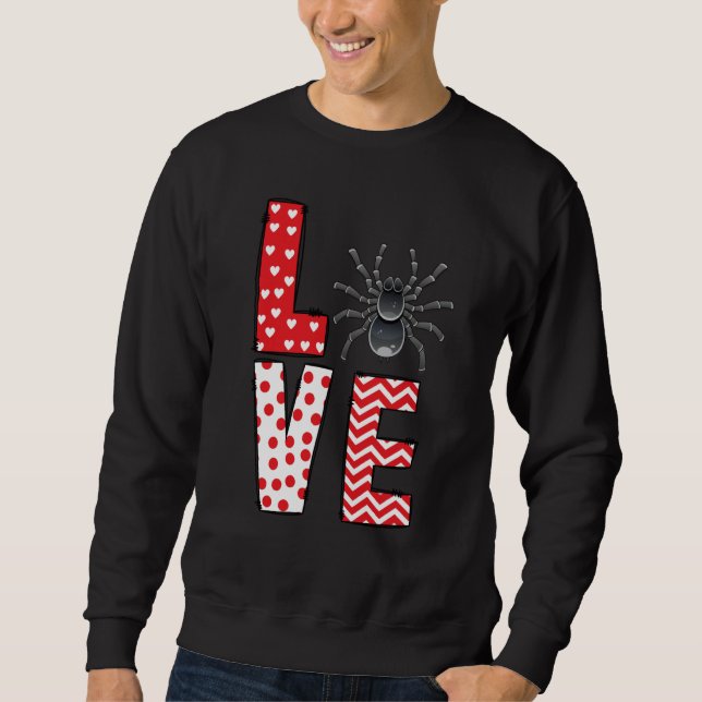 Moletom Tarantula Valentines Day Love Valentine Cute Heart (Frente)