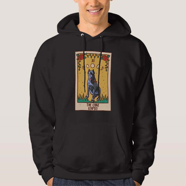 Moletom Tarot Card Occulta Magic Occultism Cane Corso (Frente)