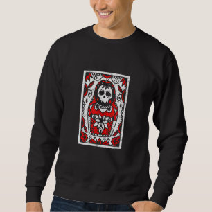 Moletom Tarot Matroshka Doll Gothic Satanic Baphomet Death