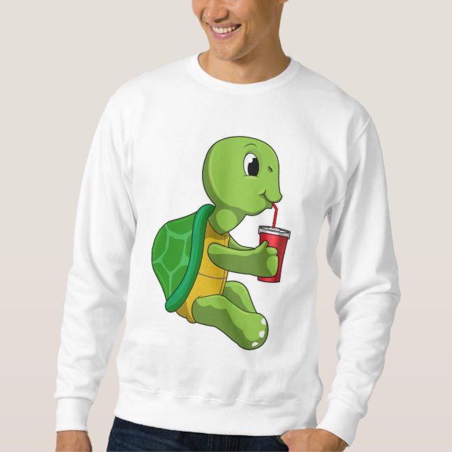 Moletom Tartaruga com Caneca com Canudo (Frente)