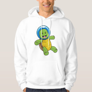 Moletom Tartaruga como astronauta com bola de vidro