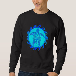 Moletom Tartaruga Marinha Tribal Tropical Maori Sun
