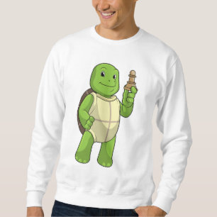 Moletom Tartaruga no Xadrez com peça de xadrez Peão