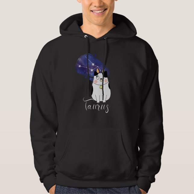 Moletom Taurus Zodiac - Sinal de maio Abril de Aniversário (Frente)