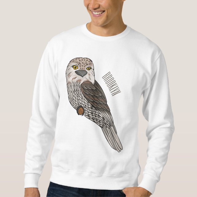 Moletom Tawny frogmouth bird cartoon (Frente)
