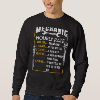 Moletom Taxa Horária Mecânica Taxas de Mão-de-Obra Co-Trab