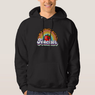 Moletom Teacher Boho Rainbow Teacher Student Back To Schoo