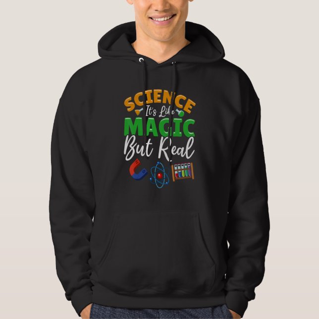 Moletom Teacher School - Science Its Like Magic But Real (Frente)