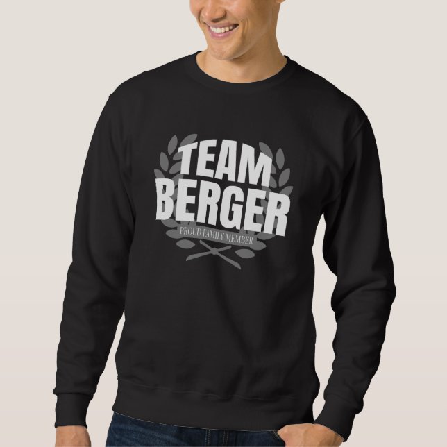 Moletom Team Berger Proud Family Member Berger (Frente)