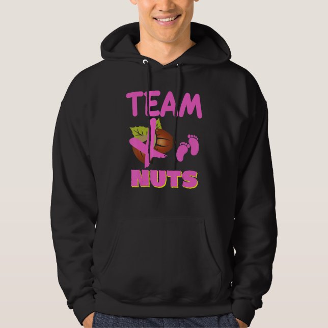Moletom Team No Nuts Man Woman Girl Gender Reveal Matching (Frente)