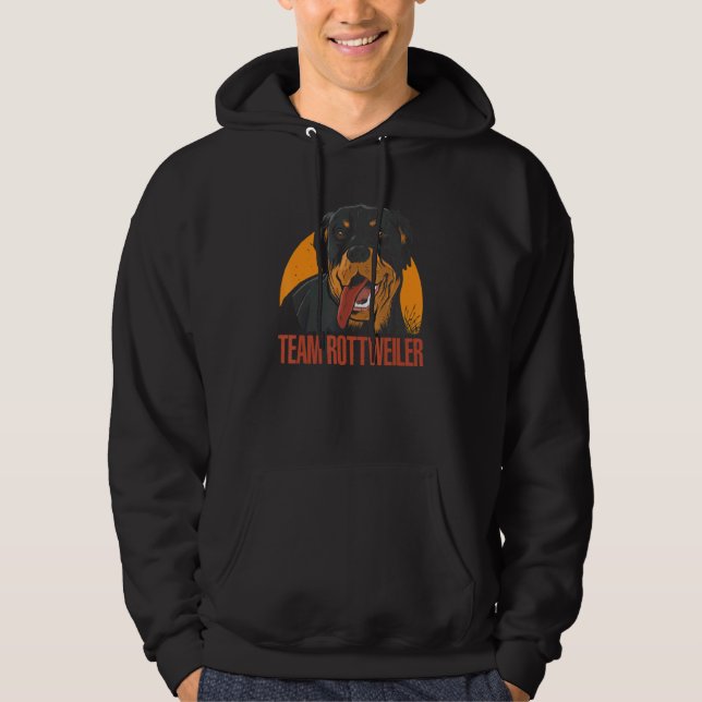 Moletom Team Rottweiler  Dog Owner  Rottie   (Frente)