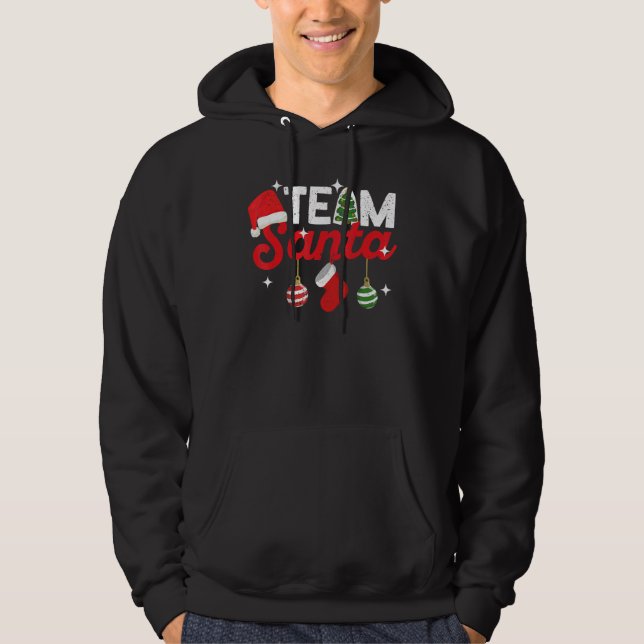 Moletom Team Santa Family Tradition Christmas Squad Matchi (Frente)