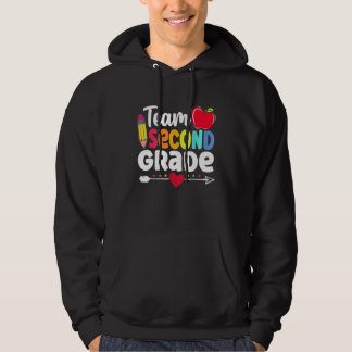 Moletom Team Second Grade Hello 2nd Grade Back To School T