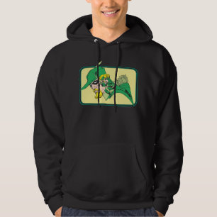 Moletom Tecla de seta verde