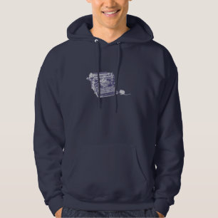 Moletom Teclado do vintage e hoodie do rato