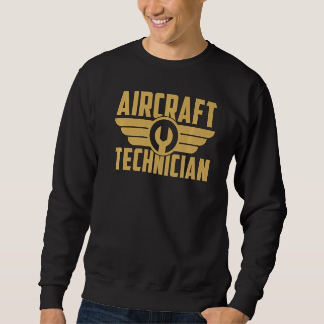 Moletom Técnico de aeronaves mecânicas de Engenheiro (Frente)
