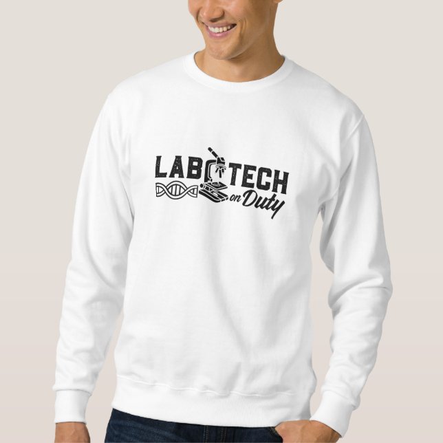 Moletom Técnico De Laboratório De Ciência De Deveres Do La (Frente)