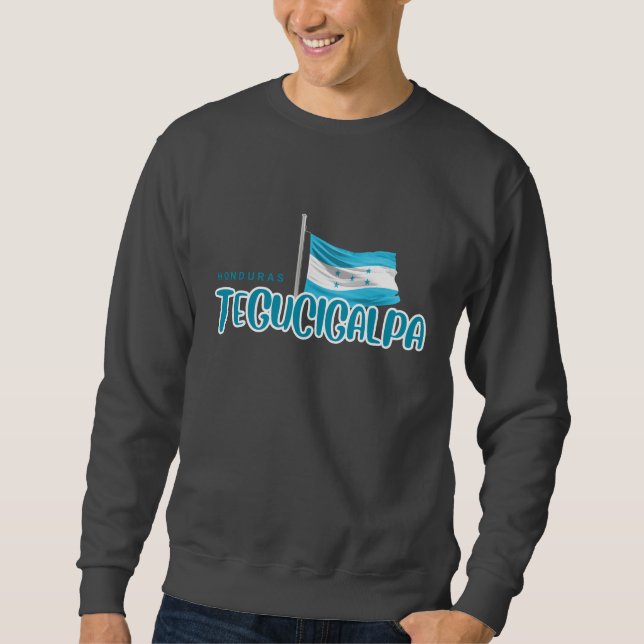 Moletom Tegucigalpa com Bandeira de Honduras (Frente)