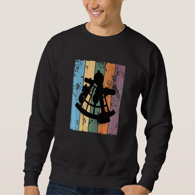 Moletom Telescópio de Astronomia Retro Teodolito Astrônomo (Frente)