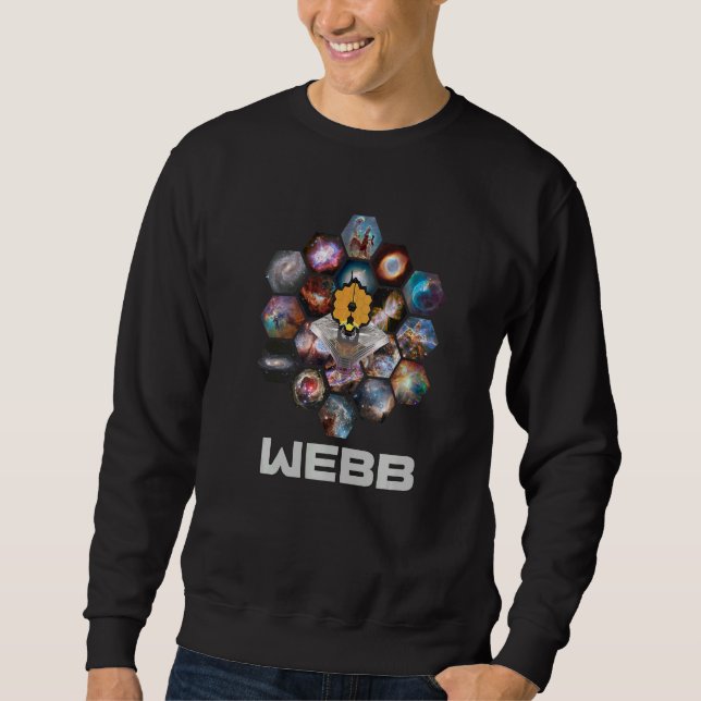 Moletom Telescópio Espacial WEBB em Nebulosas DESDOBRANDO  (Frente)