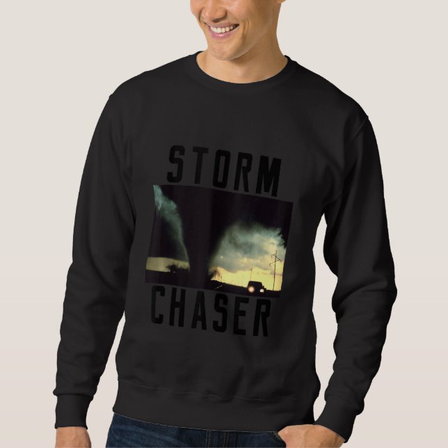 Moletom Tempestade Chaser Tornado Imagem Climática (Frente)