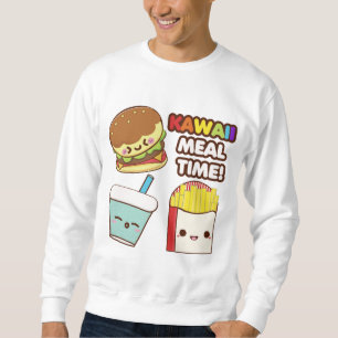 Moletom Tempo da refeição de Kawaii
