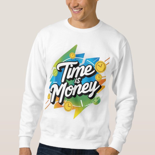 Moletom Tempo é dinheiro (Frente)