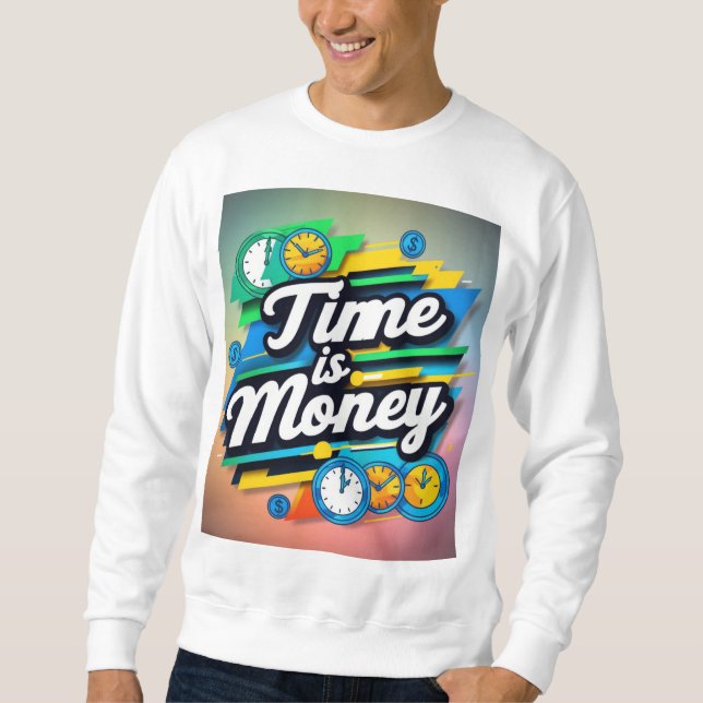 Moletom Tempo é dinheiro (Frente)