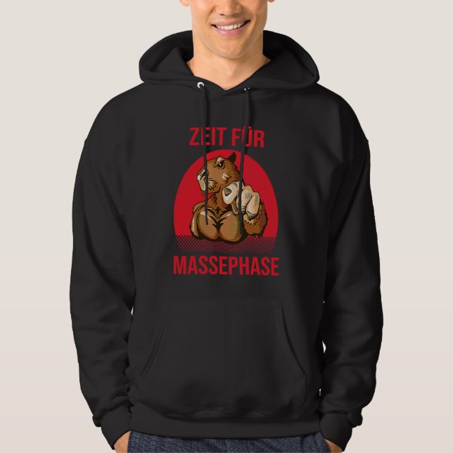 Moletom Tempo Para Fase De Massa Backprint Bodybuilding (Frente)
