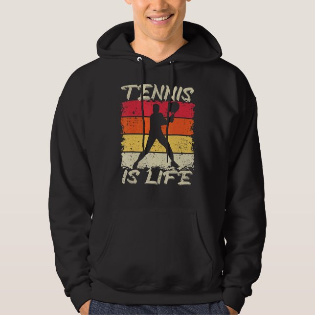 Moletom Tênis é Esportes vitais (Frente)