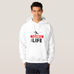 Moletom Tênis é minha vida, meu amor esportivo, branco i