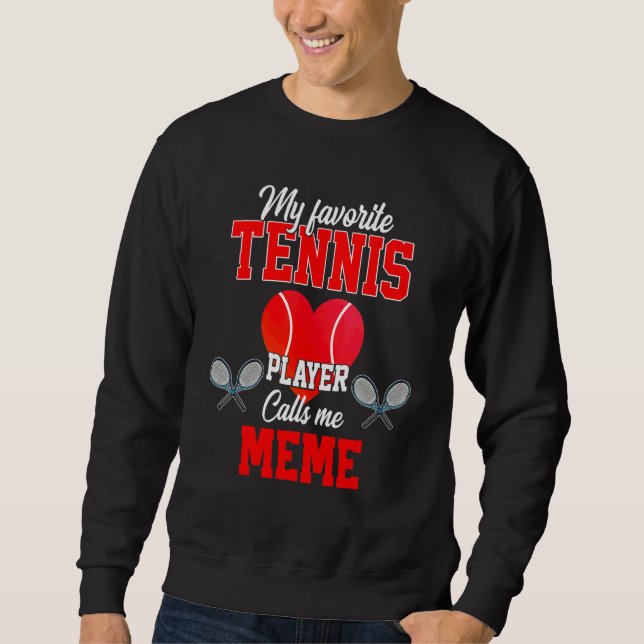 Moletom Tênis Player Favorito Me Chama Dia de as mães Memó (Frente)
