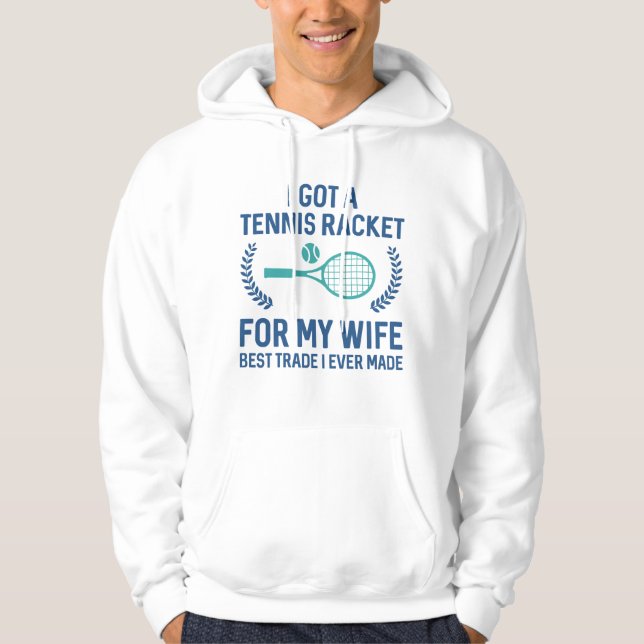 Moletom Tênis Racket Para Minha Esposa (Frente)