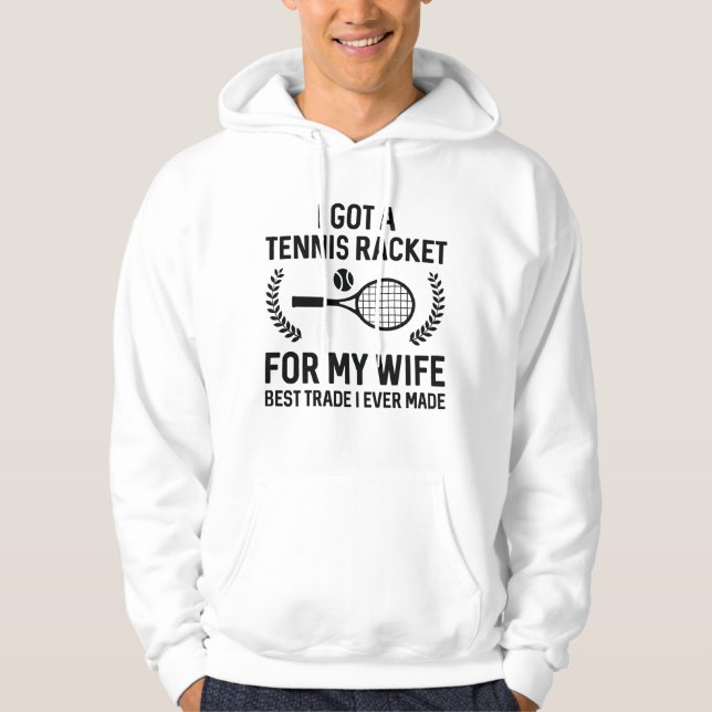 Moletom Tênis Racket Para Minha Esposa (Frente)
