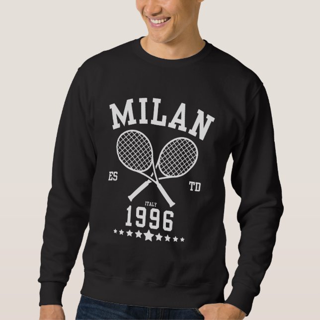 Moletom Tênis Vintage Milão Fundado em 1996 (Frente)
